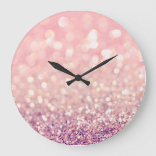 Blush Large Clock