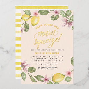 Blush   Lemon Wreath Main Squeeze Bridal Shower