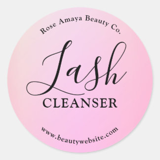 Blush Lilac Lash Cleanser Shampoo Product Label