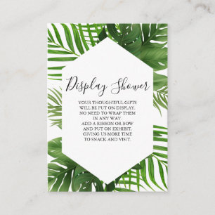 Blush Magnolia Display Shower Card