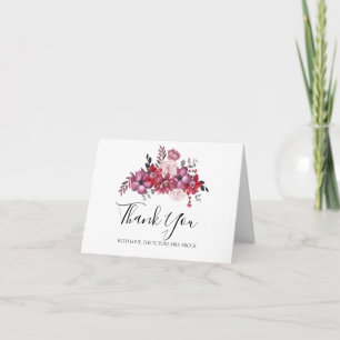 Blush Magnolia Future Mrs Thank You Card