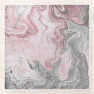 Blush Minerals Glass Coaster