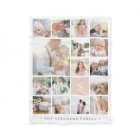 Blush Monogram Photo Collage