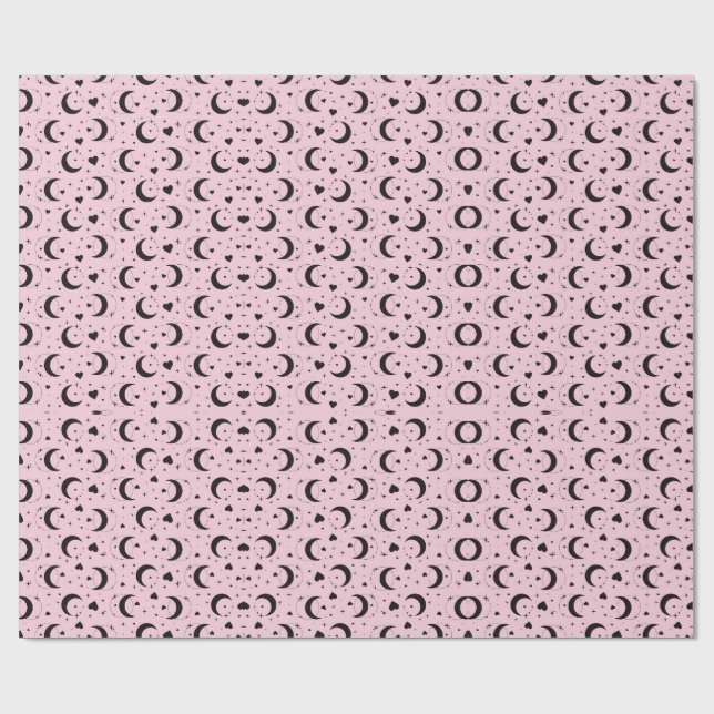 blush moon magic wrapping paper (Flat)