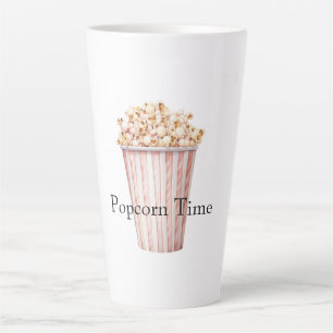 Blush Movie Time Popcorn Latte Mug