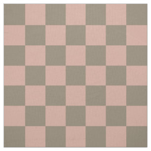 Blush Neutral Chequerboard - Premium Pima Cotton Fabric