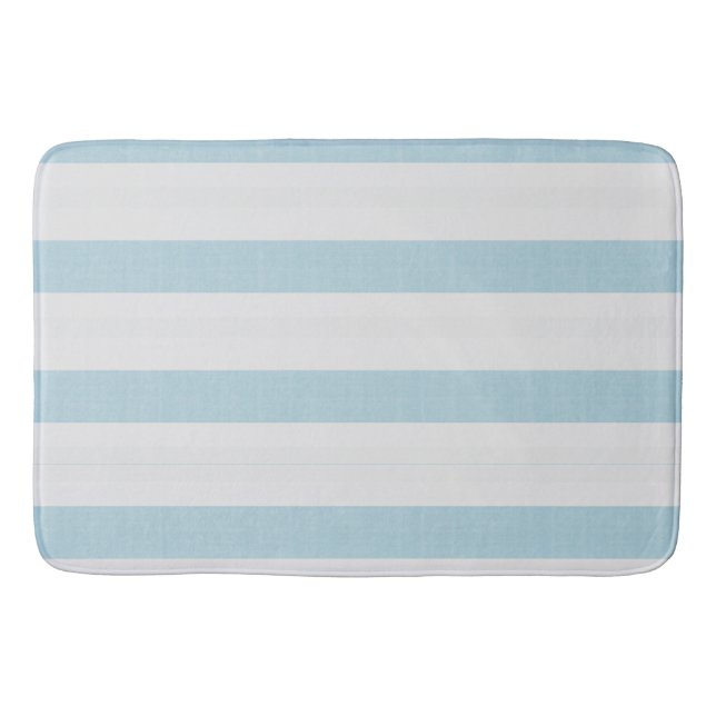 Blush Nordic Stripe  Bath Mat (Front)