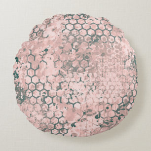 Blush Odyssey Round Cushion