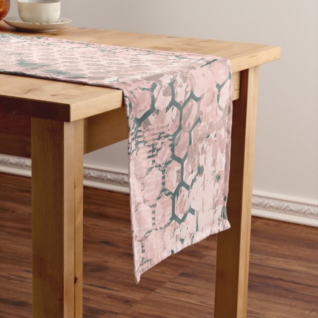 Blush Odyssey Short Table Runner (In Situ)