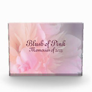 Blush of Pink Floral Love 2023 Photo book Block