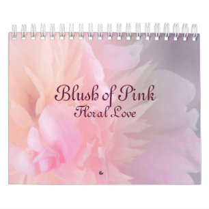 Blush of Pink Floral Love Calendar