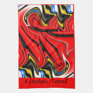 Blush of Red   Kitchen Towel, 16x24 Tea Towel