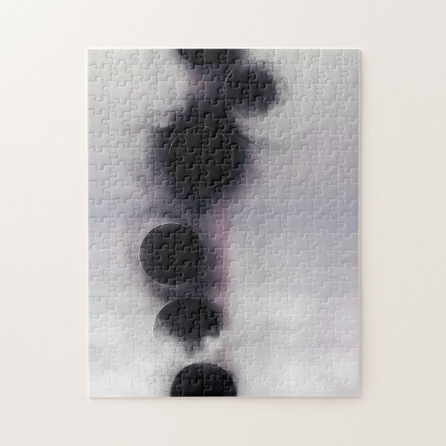 Blush Orbit Abstract Jigsaw Puzzle (Vertical)