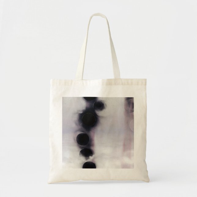Blush Orbit Abstract Tote Bag (Front)