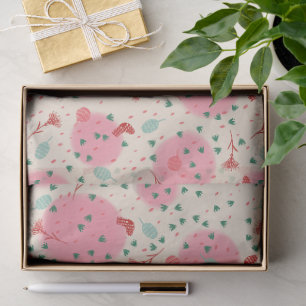 Blush Ornaments & Stockings – Retro Christmas Tissue Paper