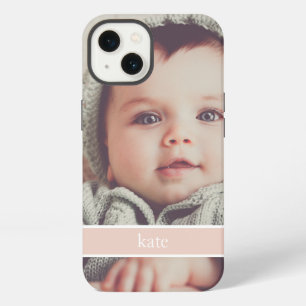 Blush Overlay Personalised Photo iPhone Case