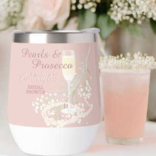 Blush Pearls & Prosecco Bridal Shower Bride Gift