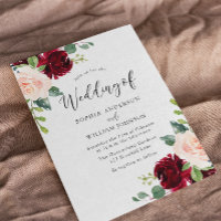 Blush Perfection: Watercolor Floral Wedding