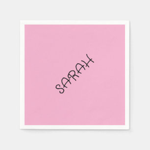 Blush Personalised Napkins