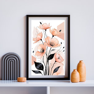 Blush Petal Symphony Poster
