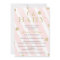 Blush Pink and Gold Baby Shower Invitations