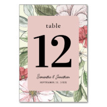 Blush Pink and Sage Fall Flowers