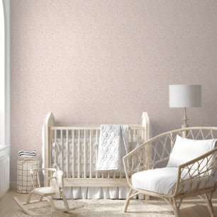 Blush Pink and White Willow Bough Wallpaper
