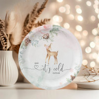 Blush pink baby deer baby its cold outside