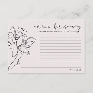 Blush Pink Baby Shower Flower Advice for Mother