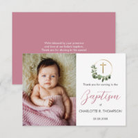 Blush Pink Baptism Baby Girl Photo Christening