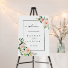 Blush Pink Bloom Wedding Welcome