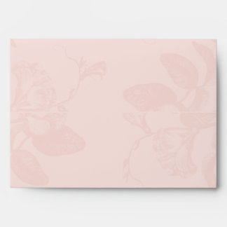 Blush Pink Botanical Envelope
