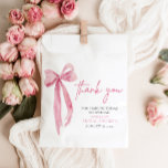 Blush Pink Bow She's Tying the Knot Bridal Shower Favour Bag<br><div class="desc">Introducing our elegant Blush Pink Bow She's Tying the Knot Bridal Shower Favour Bag! This charming favour bag is perfect for adding a touch of sophistication to your bridal shower. Featuring a delicate blush pink bow design and the phrase "She's Tying the Knot, " it beautifully complements any bridal theme....</div>