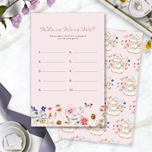 Blush Pink Bridal Shower Game