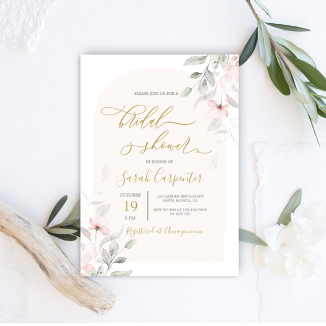 Blush Pink Bridal Shower Invitation (Creator Uploaded)