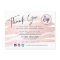 Blush Pink Brush Stroke Business Order  Thank You