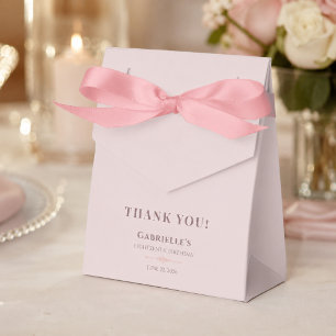 Blush Pink Debut Favour Box