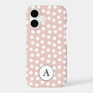 Blush pink dotted