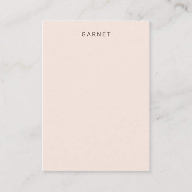 Blush Pink Earring Display Card (Front)