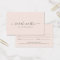 Blush Pink Elegant Beauty Salon Gift Certificate
