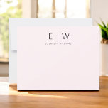 Blush Pink Elegant Modern Minimalist Thank You<br><div class="desc">Express gratitude with style using our Classic Elegant Modern Minimalist Monogram Thank You Cards. Meticulously designed, these cards seamlessly blend timeless sophistication with contemporary minimalism, making them the perfect choice for conveying your appreciation. Crafted with precision and attention to detail, these thank you cards are more than just stationery; they...</div>