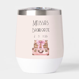 Blush Pink Elegant Travelling Bridal Bachelorette