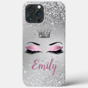 Blush Pink Fabulous Glitter Eyes Case-Mate iPhone 13 Pro Max Case