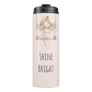 Blush Pink Fairy on Swing Thermal Tumbler