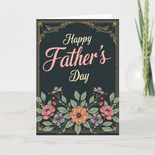 Blush Pink Fathers Day Card