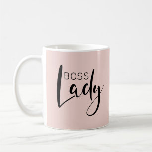Blush Pink Feminine Boss Lady Coffee Mug
