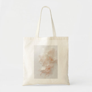 Blush Pink Floral Abstract Art Print | Soft Petal Tote Bag