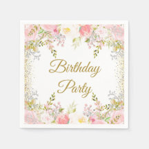 Blush Pink Floral Birthday Party