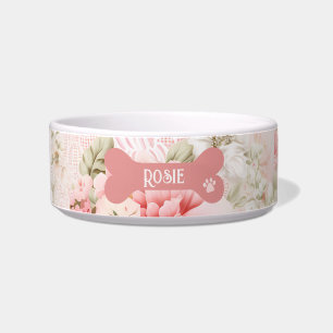 Blush Pink Floral Bowl