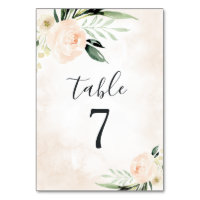 Blush Pink Floral Elegant Champagne Garden Wedding